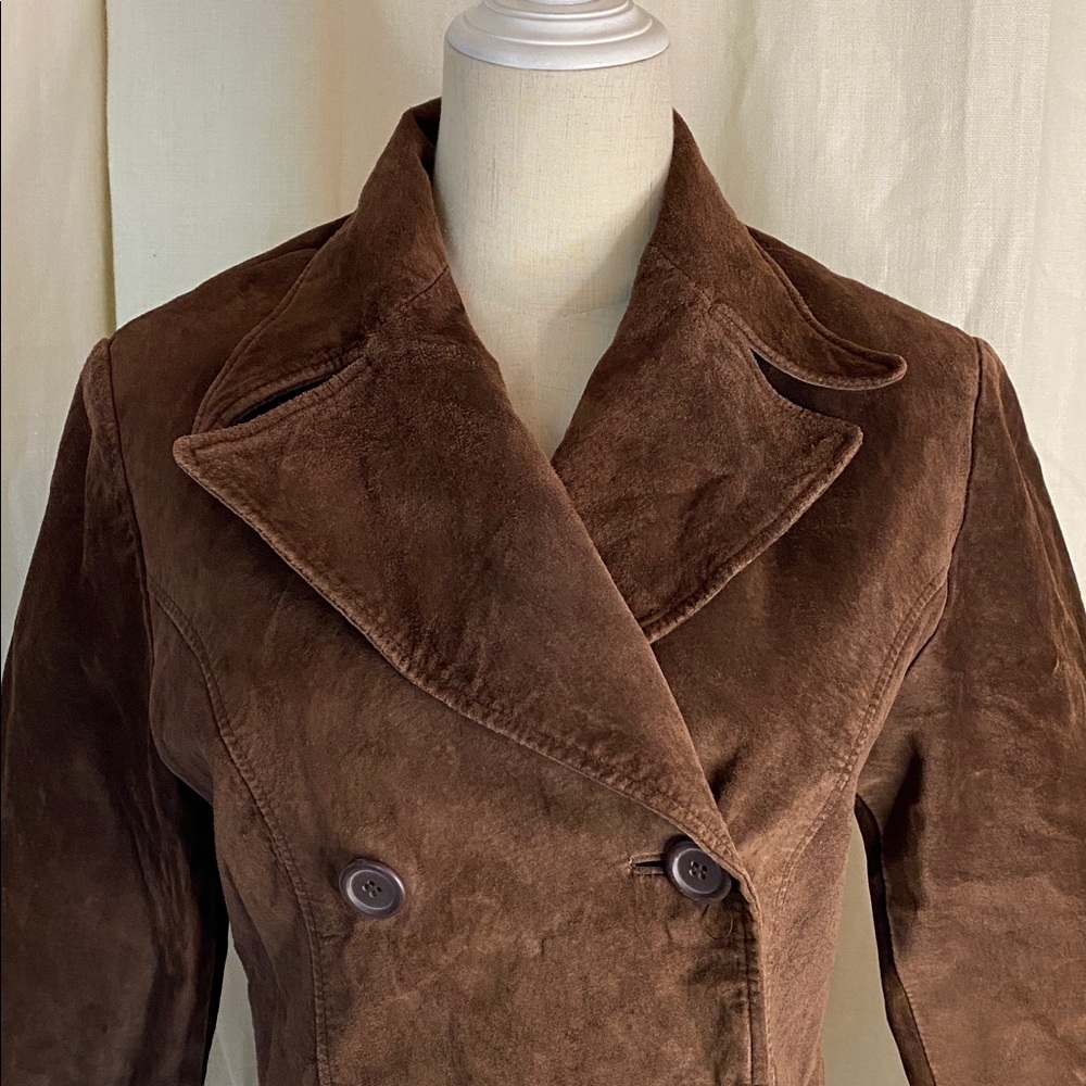 Finity Studio Double Breasted Suede Jacket - image 5